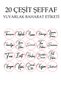 Transparent Seasoning Set Label Round Cut Spice Jar Label 5X5 Waterproof 20 Pieces Seasoning Set Label - 2