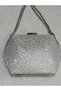Snake Silver Evening Dress Bag Evening Bag Glittery - 4