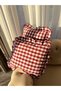 2-Piece Bordo Linen Cloth Cover (45X45Cm) - 6