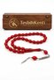 Beautifully Crafted Burgundy Gift Prayer Beads for Men with Wooden Box