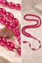 Pink Special Series 99 Fire Amber Prayer Beads - 3