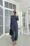 Women's Crew Neck Long Sleeve Two-Piece Combination Set