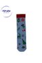 Women's 4-Pack Christmas Themed Santa Claus and Snowflake Cotton Socks Set - 5