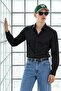 Men's Classic Collar Long Sleeve Casual Black Shirt - 4