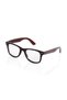 Wayfarer Coffee Patterned Blue Light Protective Glasses Optically Compatible