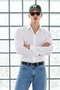 Men's Classic Collar Long Sleeve Casual White Shirt - 5