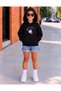 Dumpling Sushi Chinese Dumpling Premium Printed Breathable Hooded Kids Sweatshirt