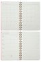 2027 Yearly Weekly Agenda-Spiral Bound A5. Vegan Leather Flexible Cover-Red - 3
