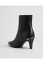 Elegant Women's Boots with Black Leather Heel Accessories - 3