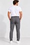 Men's Jogger Striped Trousers with Front Pockets, Zipper and Buttoned Back Pockets, Regular Fit - 4