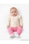 Baby Girl Daisy Embroidered 2 Thread Seasonal 100% Cotton 3-6-9-12 Months Double Baby Set - 3