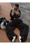 Women's Corset Cut Zippered Velvet Two-Piece Tracksuit Set (New Season) - 4
