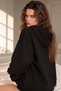 Women's Black Hoodie 🎄   New Year 🎅 Printed Oversize Sweatshirt - 4