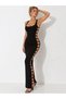 Bounce Accessorized Long Dress - 2