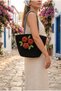 Wicker Medium Size Stylish and Useful Hand-Knitted Bag