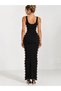 Bounce Accessorized Long Dress - 3
