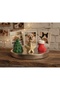3-Piece Christmas Concept Card Holder, Photo and Note Holder Set - Pine Tree, Star, Christmas Stocking Gift Decoration
