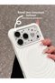 iPhone 18 Pro Max / 17 Pro Max - Stone Patterned Stylish Camera Protector, Full Coverage Transparent Whole Lens - 2