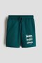 Printed brushed-inside sweatshorts