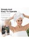 ® Net Plopping Cap for Drying Curly Hair, Net Plopping Satin Diffuser Cap With Drawstring, Dry - 5