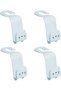 Car Storage Hooks,Cute Cat Cartoon Hanger,4 Pack Blue,Universal Auto Seat Headrest Organizer for Purses and Bags