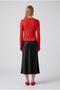 Long Sleeve Fingerless Basic Badi with Crew Neck - 5