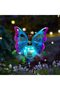 Solar Hanging Butterfly LED Garden Lights,Waterproof Outdoor Decorative Lighting for Porch,Balcony and Backyard
