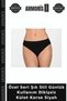 Special Series Stylish Style Daily Use Seamless Panties Corset Black