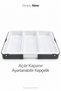 Retractable Spoon Holder 39–60 cm Adjustable Drawer Organizer Spoon Holder Organizer