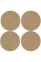 Cotton Thread Weave Trivets for Hot Cookware and Pans,7 Inch Heat Resistant Coasters,4 Pieces
