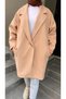 Camel Lined Cashmere Coat - 9210 - 4