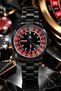 Men's Roulette Design Stainless Steel Wristwatch (Does Not Rotate Inside)