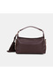 Women's Brown Tassel Detailed Suede Textured Hand and Shoulder Bag - 4