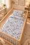 Flannel Baby Duvet Cover Set Sweet Bunny