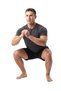 CoreComfort Essential MenS Grey T-Shirt-L-Charcoal Black - 2