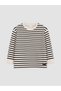 Esvab • Modern & Distinctive Zero Roba Collar Striped Men's T-Shirt
