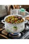 26 cm 6 Liter Lavender Enameled Pot Milk Yogurt Menemen Pot