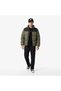 Puffer Men's Khaki Stand Collar Coat - 3