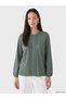 I Zero Roba Collar Decorative Stitched Blouse from Freezen Store