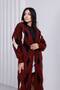 Diamond Patterned Long Cardigan - 2