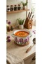 22 cm Diameter 3.75 Liter Tulip Enamel Pot for Milk, Yogurt, Jam, Soup - 5