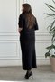 Knitwear Set with Stone Detail on Collar and Skirt - 7
