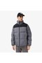 Puffer Men's Gray Stand Collar Coat