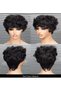 Black Curly Hair Wig - 3