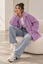 Women's Plush Buttoned Pocket Comfortable Cut Jacket Zg9016 - 2