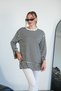 Oysho Tunic with Sleeves and Skirt with Slits and Stripes