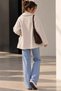Women's Plush Buttoned Pocket Comfortable Cut Jacket Zg9016 - 3