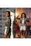 Golden Cosplay Costume Halloween Outfit, Popular Singer Stage Outfit Include Jacket, Tshirt, Shorts - 7