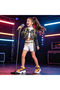 Golden Cosplay Costume Halloween Outfit, Popular Singer Stage Outfit Include Jacket, Tshirt, Shorts - 5