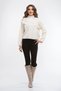 Women's Stone Embellished Sporty and Stylish Sweater - 2